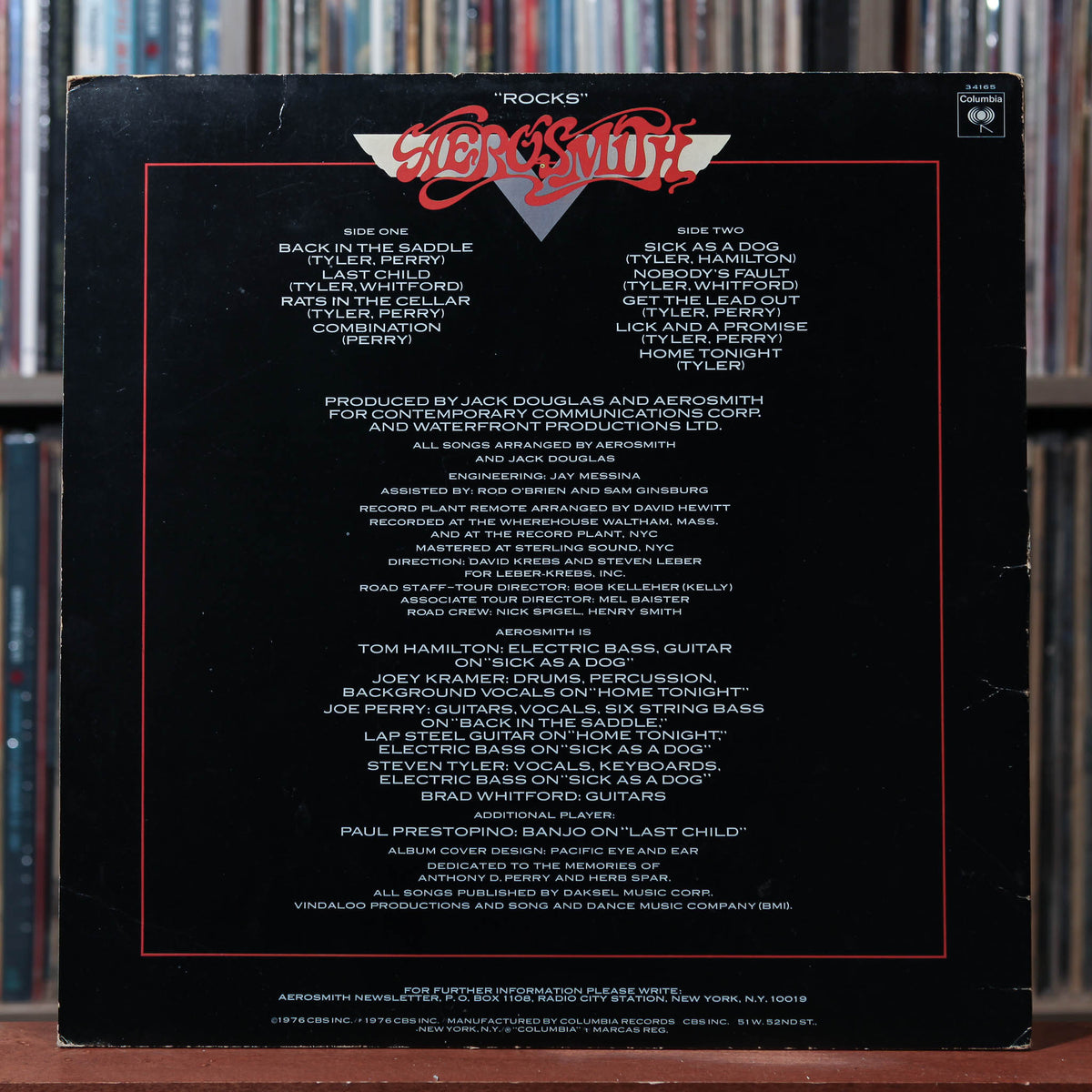 Aerosmith - Rocks - 1976 Columbia