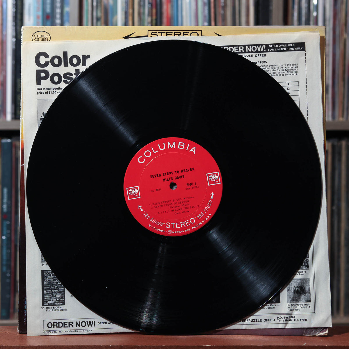 Miles Davis - Seven Steps To Heaven - w/ SHRINK - 1963 Columbia, VG/VG