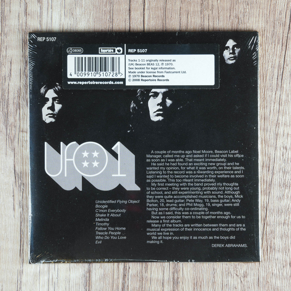 UFO - UFO 1 CD - Germany 2008 Repertoire, SEALED