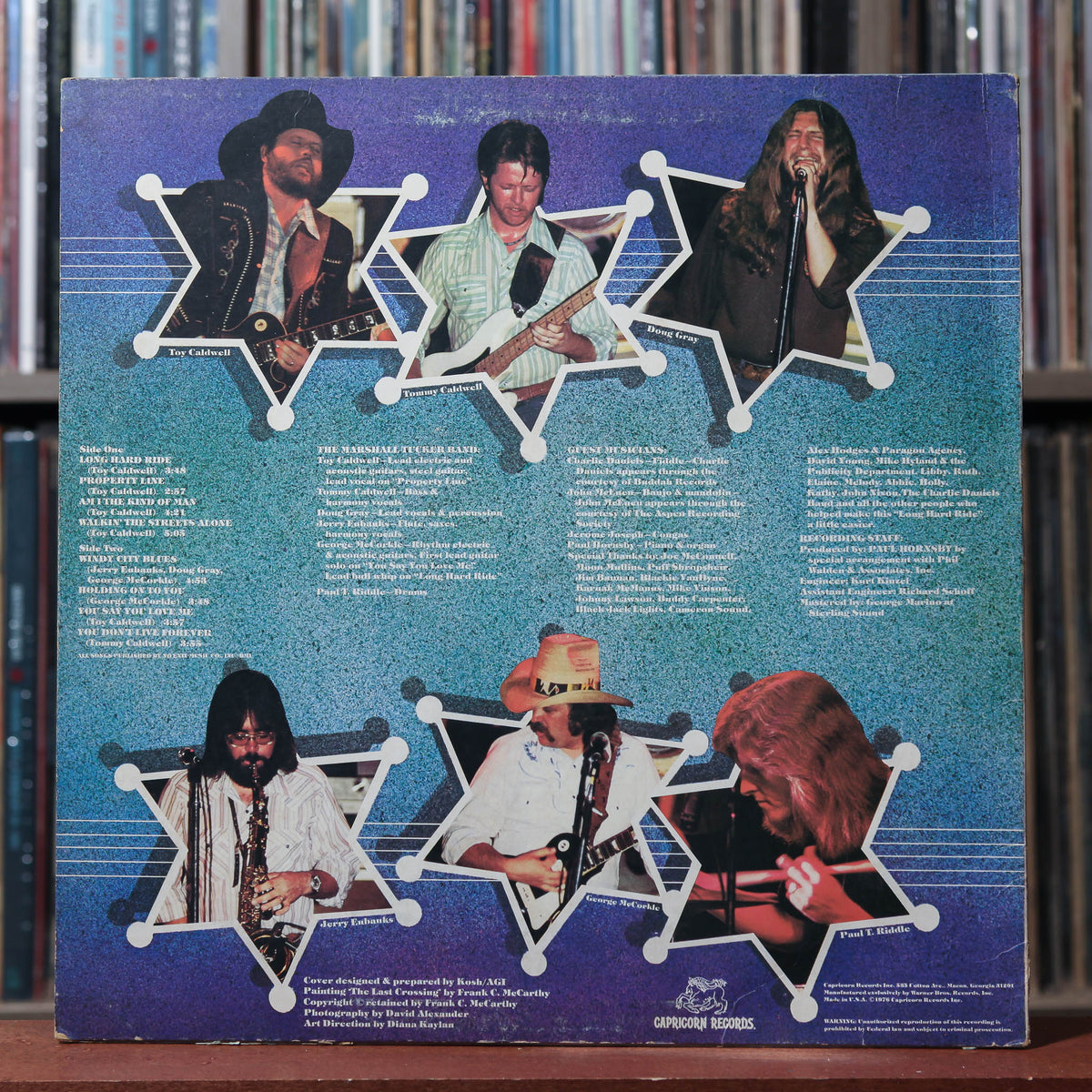 The Marshall Tucker Band - Long Hard Ride - 1976 Capricorn, VG/VG