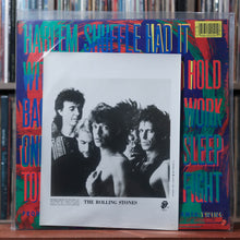 Load image into Gallery viewer, The Rolling Stones - Dirty Work - PROMO PRESS PHOTO & RELEASE - 1986, VG/EX 7