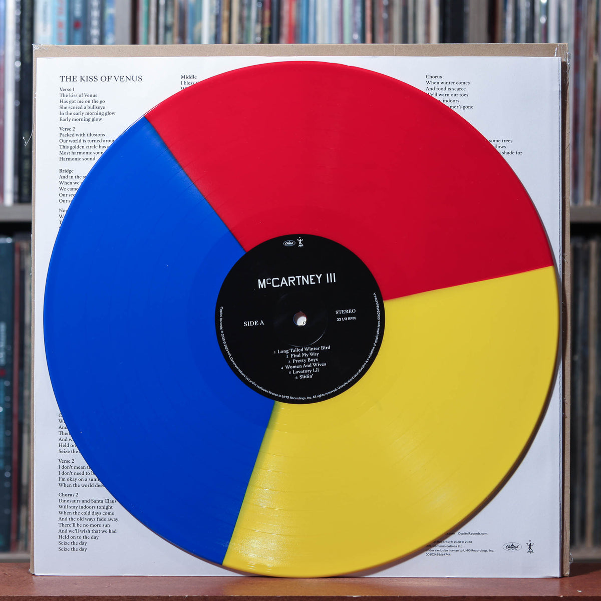 Paul McCartney McCartney III カラーレコード Paul McCartney - McCartney III - TRI COLOR w/ SHRINK - Worldwide 2023,