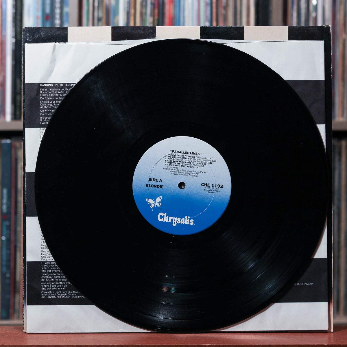 Blondie - Parallel Lines - 1979 Chrysalis, VG/VG+