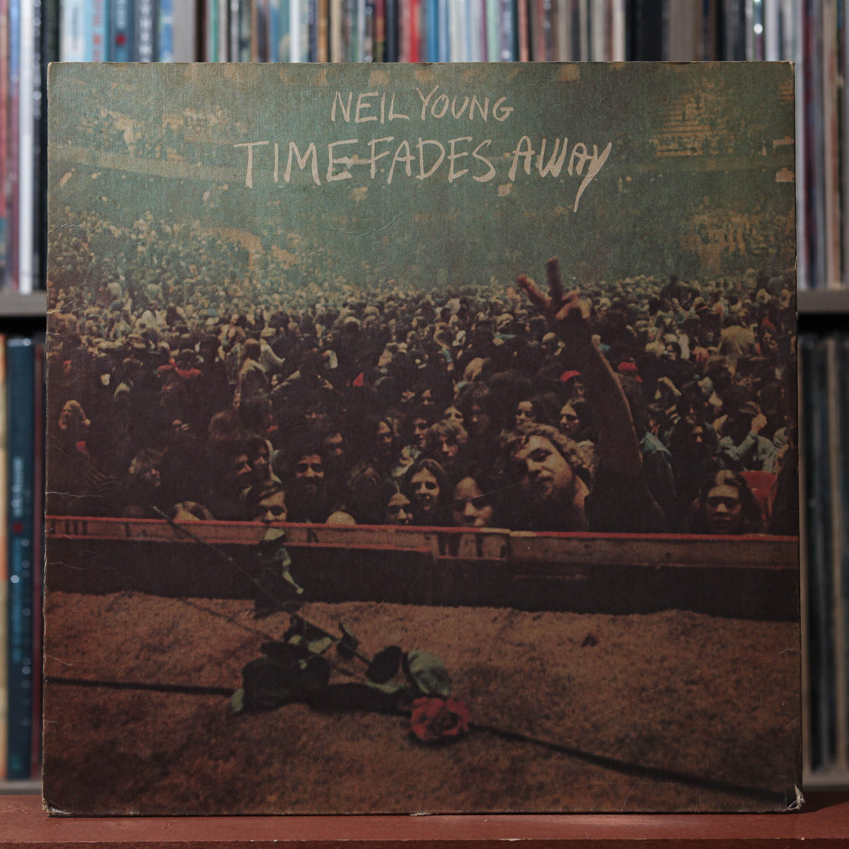 Neil Young 時は消え去りて レコード 帯付　ポスター付き Neil Young - Time Fades Away - POSTER 1973 Reprise
