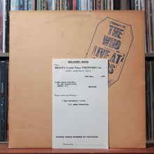 Load image into Gallery viewer, The Who - Live At Leeds - INSERTS 1970 Decca, VG/VG 23