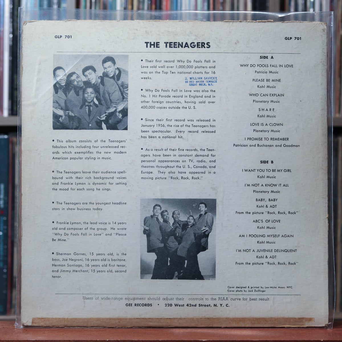 Frankie Lymon & The Teenagers - The Teenagers Featuring Frankie Lymon