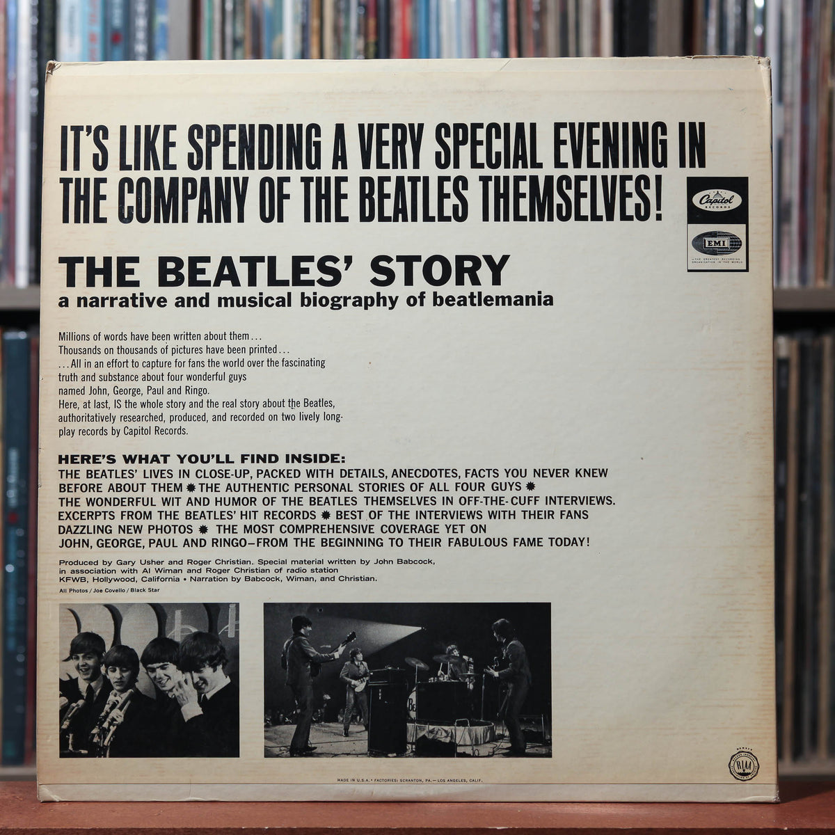 The Beatles - The Beatles' Story - 2LP 1969 Capitol, VG+/VG