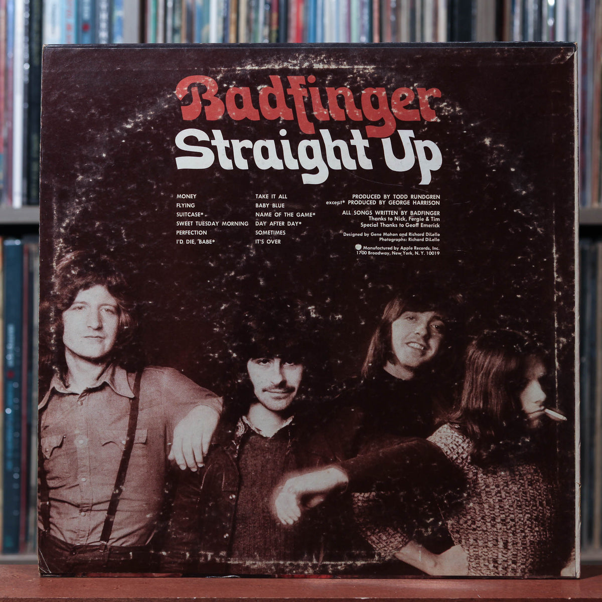 Badfinger - Straight Up - 1971 Apple, VG/VG+
