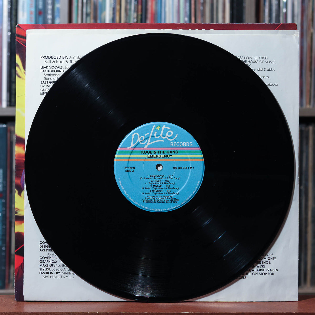 Kool & The Gang - Emergency - 1984 De-Lite, VG+/EX