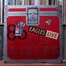 Load image into Gallery viewer, Eagles - Eagles Live 2LP - W/ POSTER 1980 Asylum, VG+/VG 1