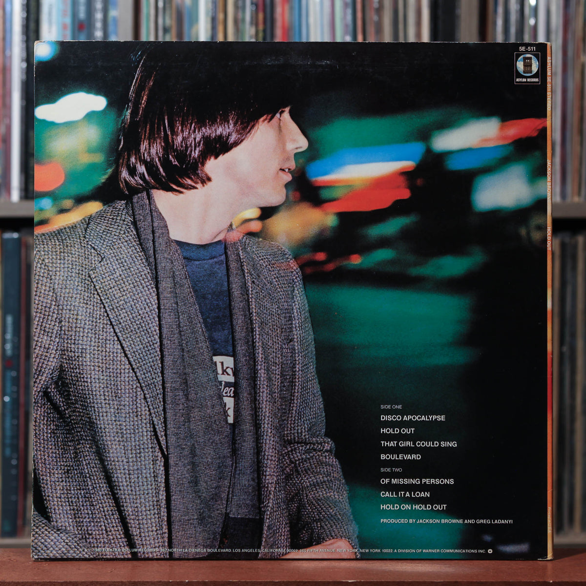 Jackson Browne - Hold Out - 1980 Asylum, VG/VG