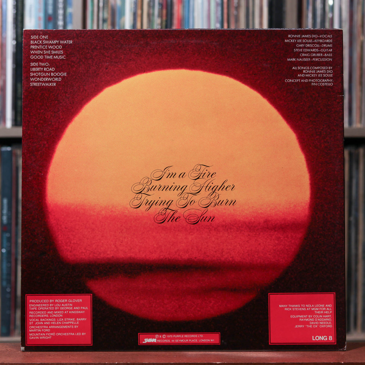 Elf - Trying To Burn The Sun - 1986 Safari, VG/VG+