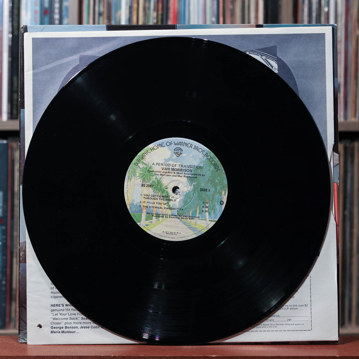 Östen Warnerbring レコード Van Morrison - A Period Of Transition - 1977 Warner Bros., VG/VG+