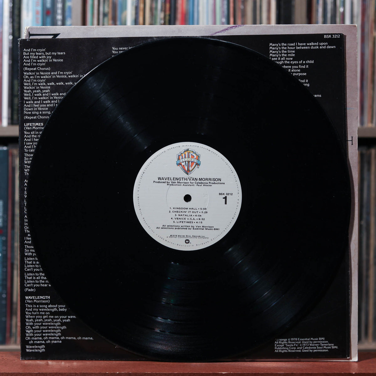 Van Morrison - Wavelength - PROMO w/ HYPE & PRESS RELEASE - 1978 Warne