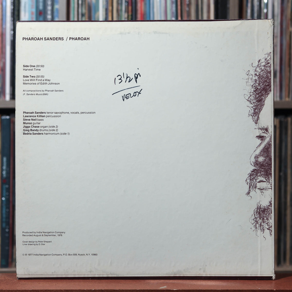 Pharoah Sanders - Pharoah - 1977 India Navigation, VG/NM