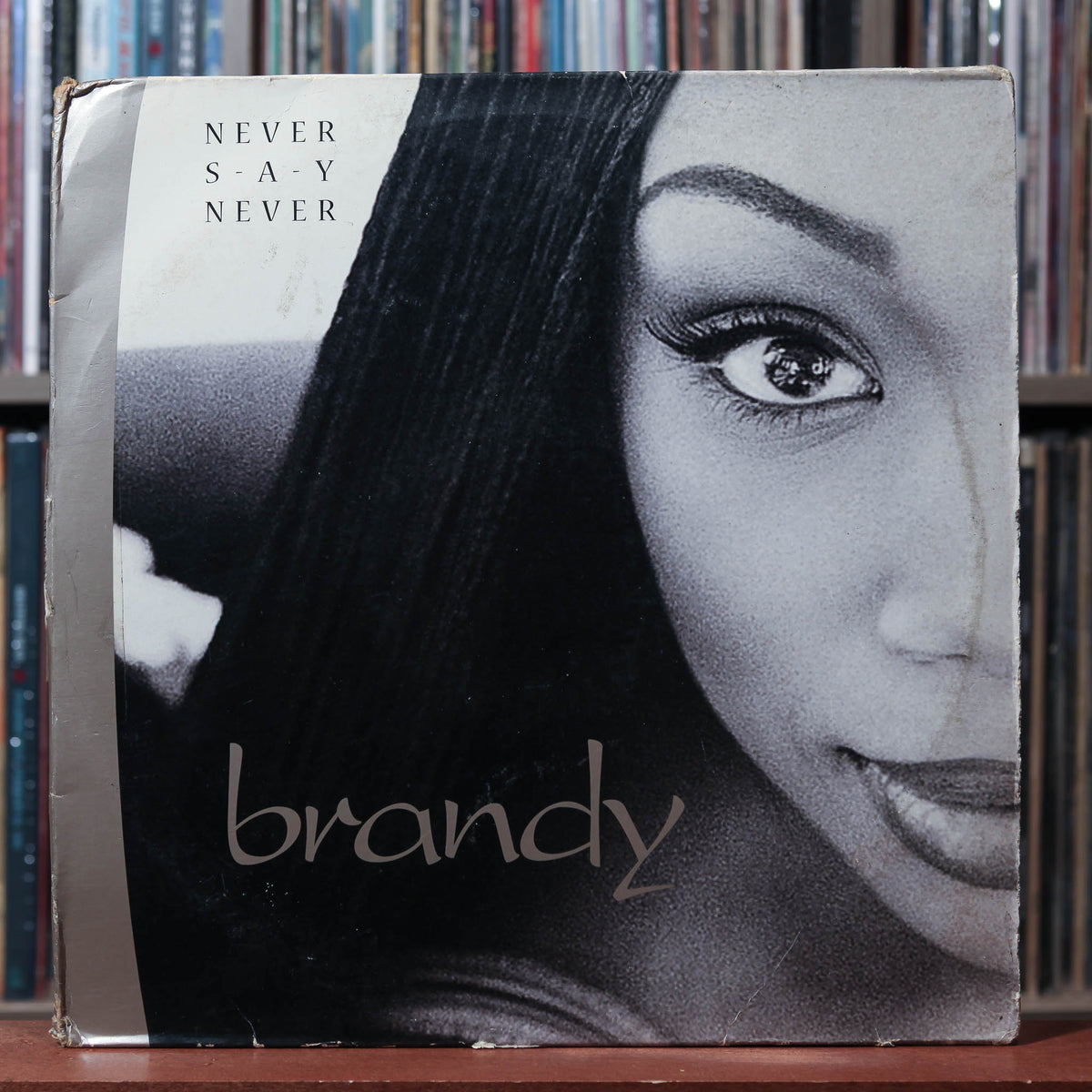 Brandy - Never Say Never - W/ INSERT 2LP 1998 Atlantic
