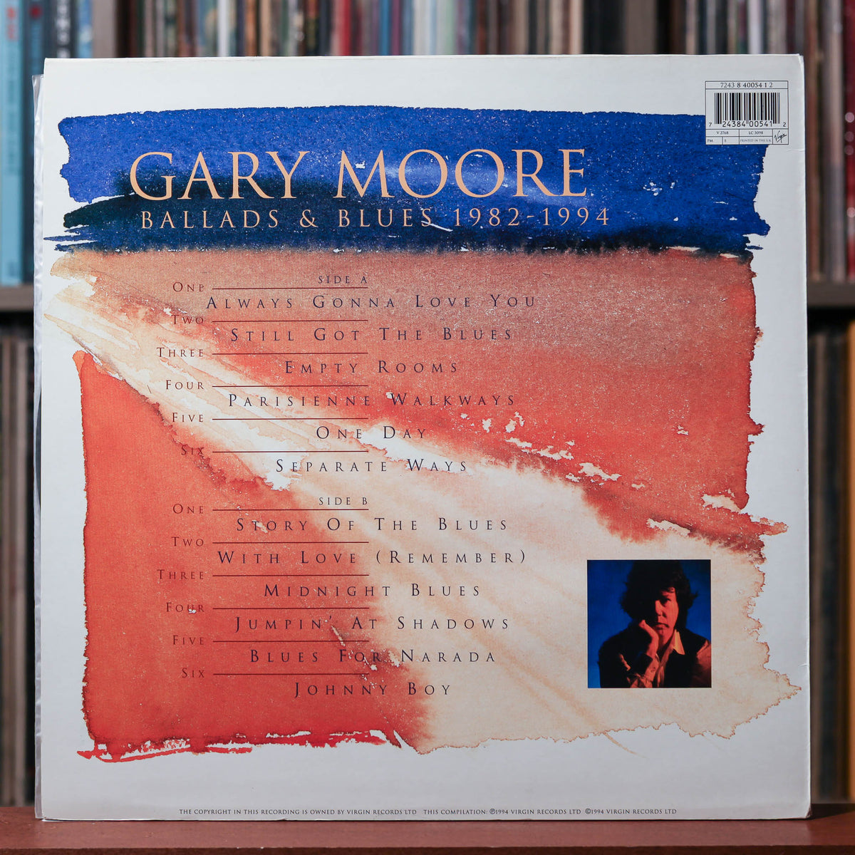 Gary Moore - Ballads & Blues 1982 - 1994 - UK 1994 Virgin, EX/VG