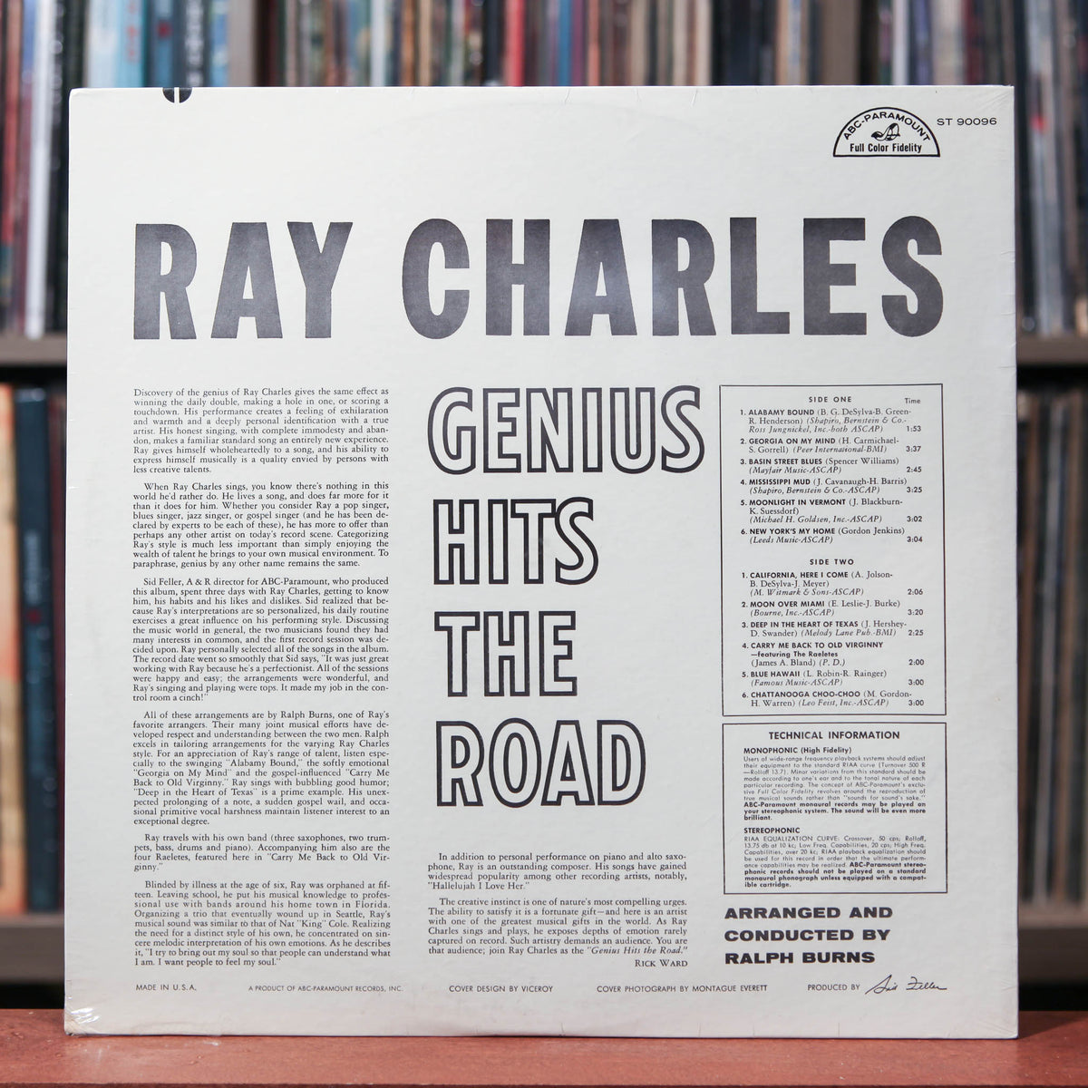 Ray Charles The Genius Hits The Road 1965 ABC Paramount SEALED ray-charles-the-genius-hits-the-road-1965-abc-paramount-sealed