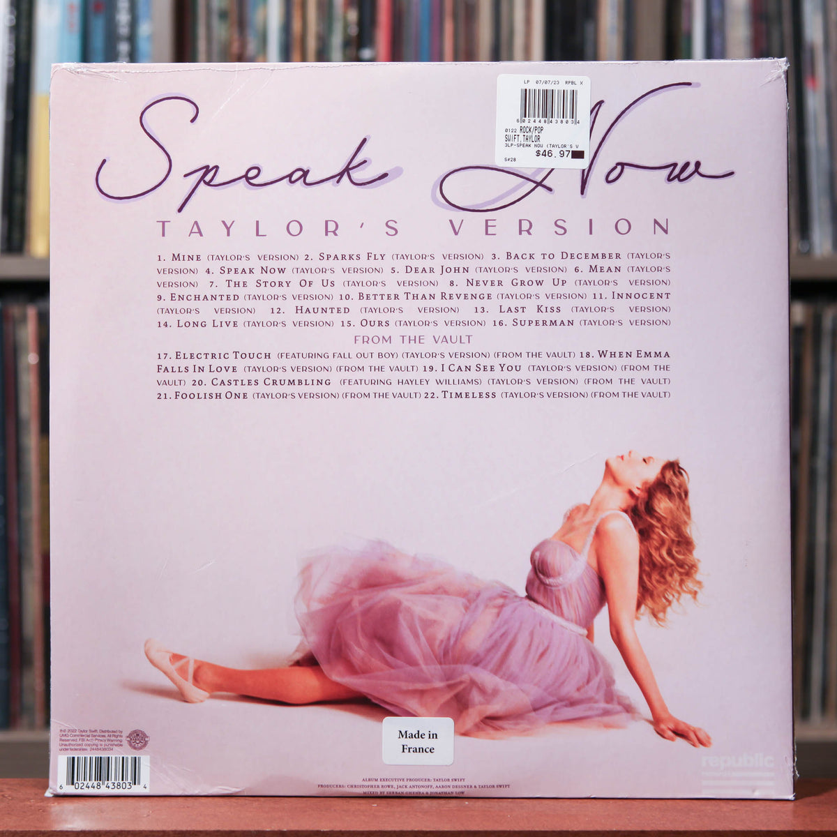 Taylor Swift-Speak Now: Taylor's Version 3LP (Violet Marble
