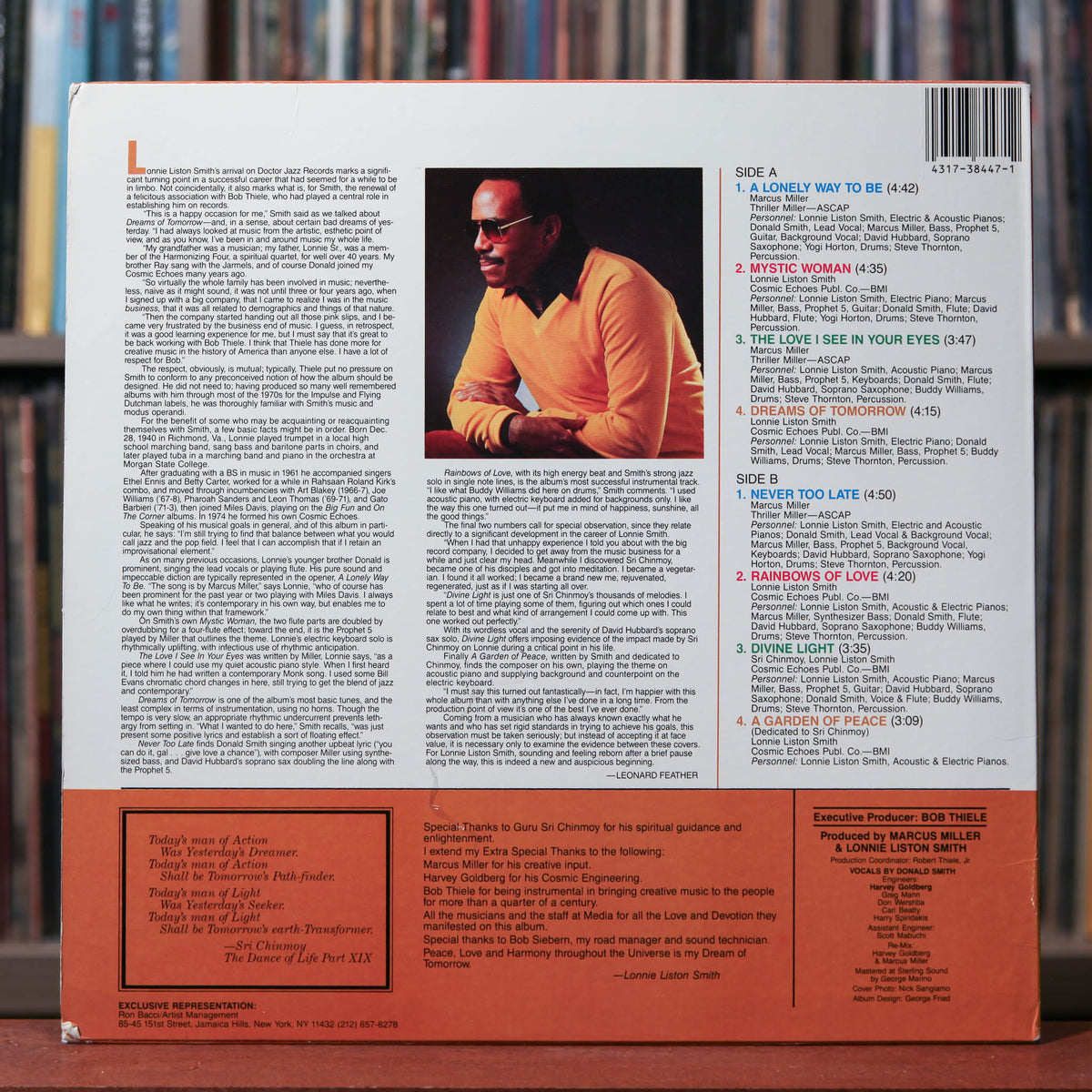 Lonnie Liston Smith - Dreams Of Tomorrow - 1983 Doctor Jazz, VG/VG+