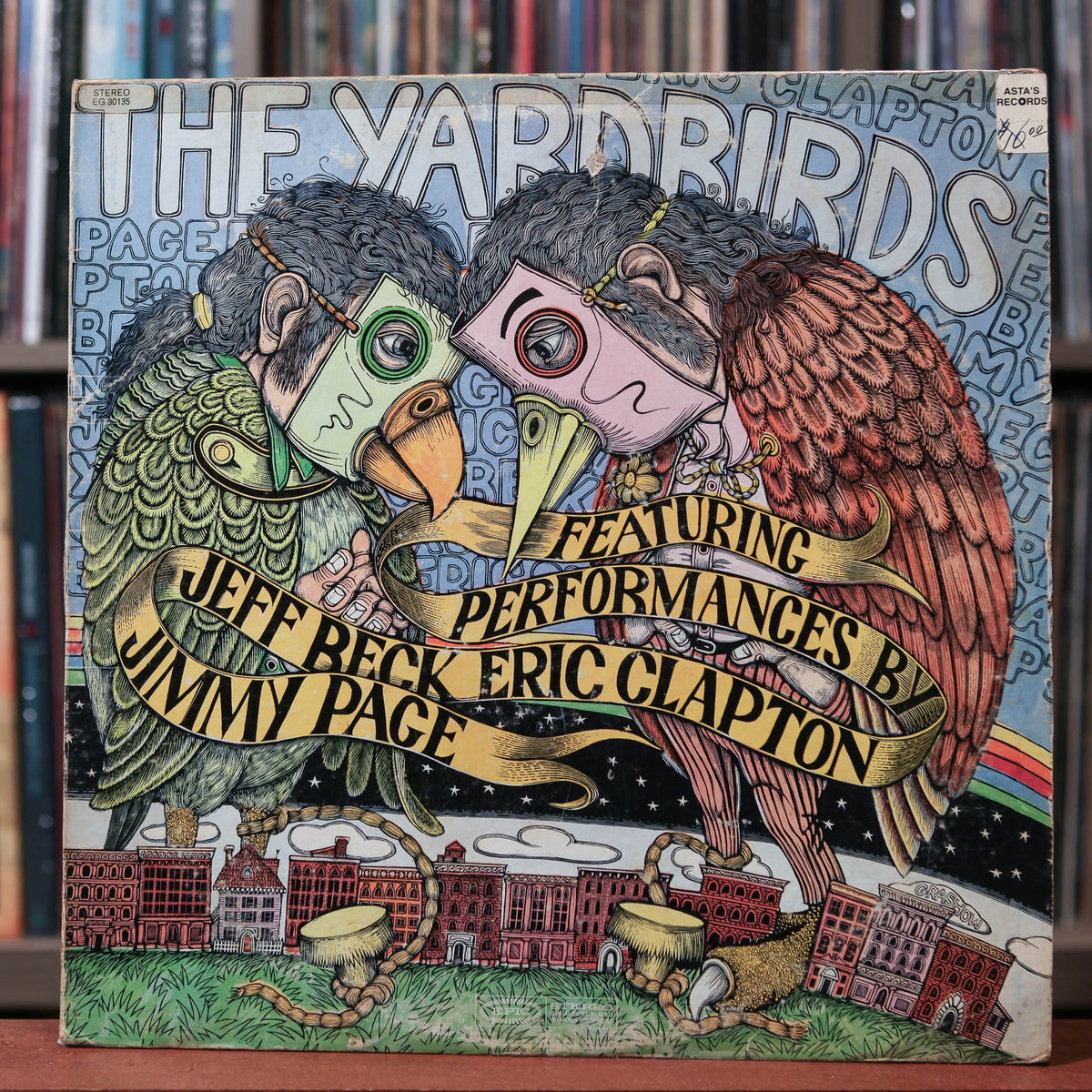 版画 Eric Clapton Jeff Beck Jimmy Page (RARE) Jimmy Page And Eric Clapton And Jeff Beck Limited Edition