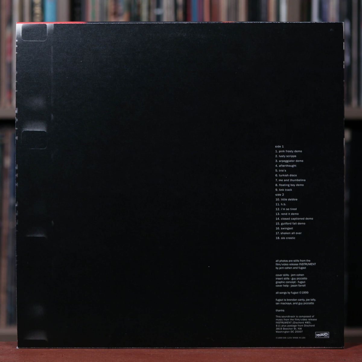 Fugazi - Instrument Soundtrack - 1999 Dischord, VG+/VG+