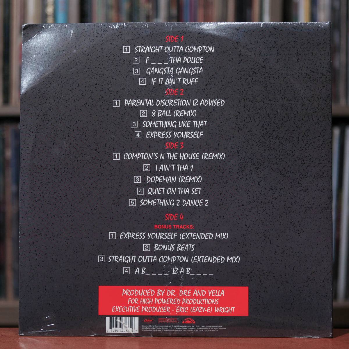 NWA - Straight Outta Compton - 2LP - 2002 Priority Records, SEALED