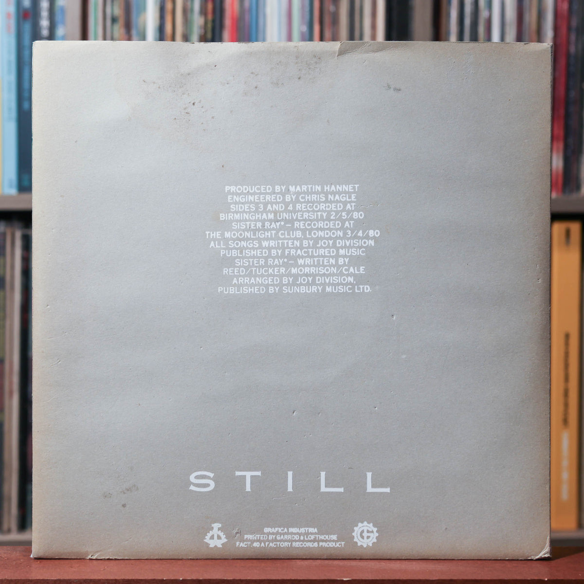 Joy Division - Still LP レコード UKオリジナル 2LP Still (2LP) | New Order
