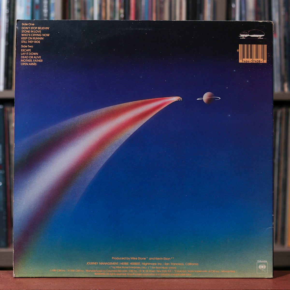 Journey - Escape - 1981 Columbia, VG+/VG