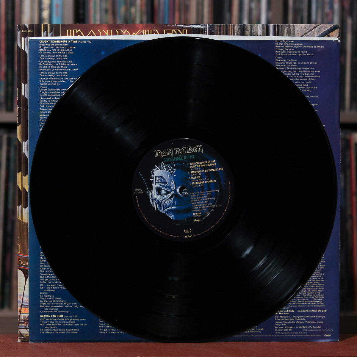 Iron Maiden - Somewhere In Time - 1986 Capitol, VG+/VG+