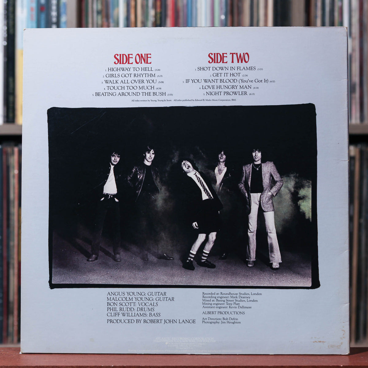 LP AC/DC 地獄のハイウェイ Highway To Hell P10719A ATLANTIC /00260 AC/DC Highway to Hell LP - Black Market Skates