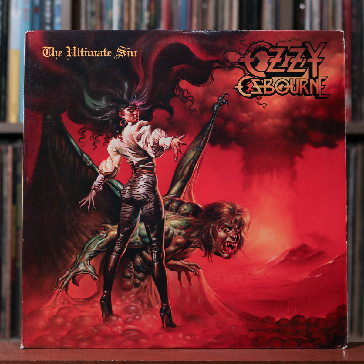 Ozzy Osbourne - The Ultimate Sin - W/ INSERT 1986 CBS Associated Recor