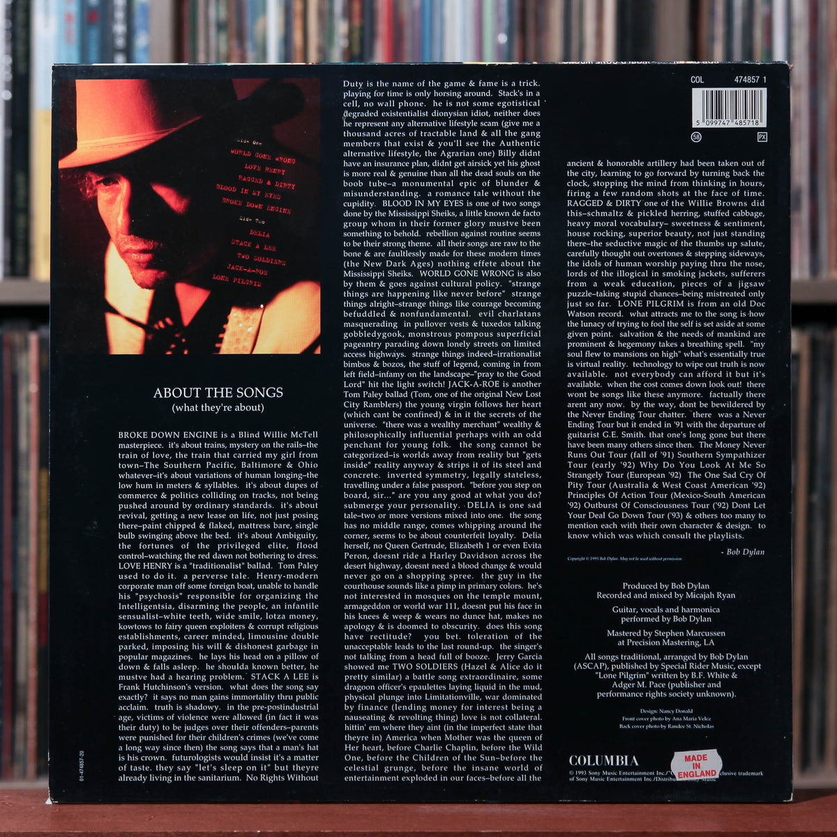 欧LP Bob Dylan World Gone Wrong MOVLP1616 Music On Vinyl, Colu /00260 LTI5MzQuanBlZw.jpeg
