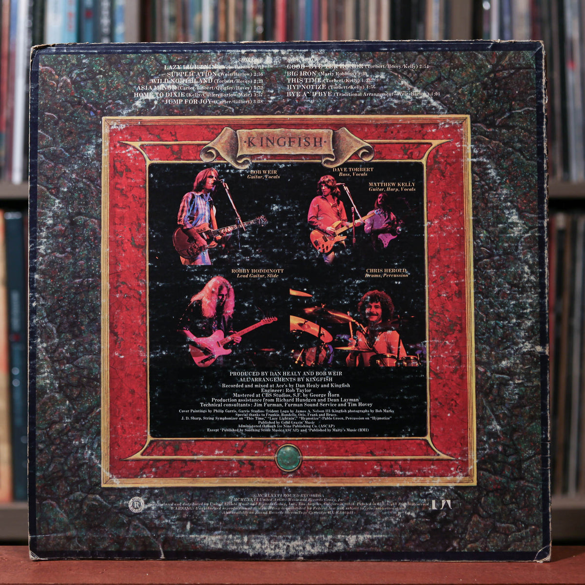Kingfish - Kingfish - 1976 Round Records, G+/VG