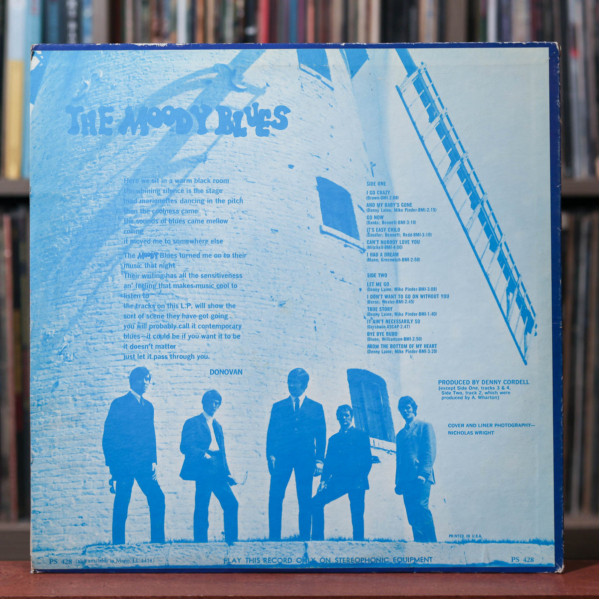 The Moody Blues - Go Now - The Moody Blues #1 - SIGNED BY DENNY LAINE