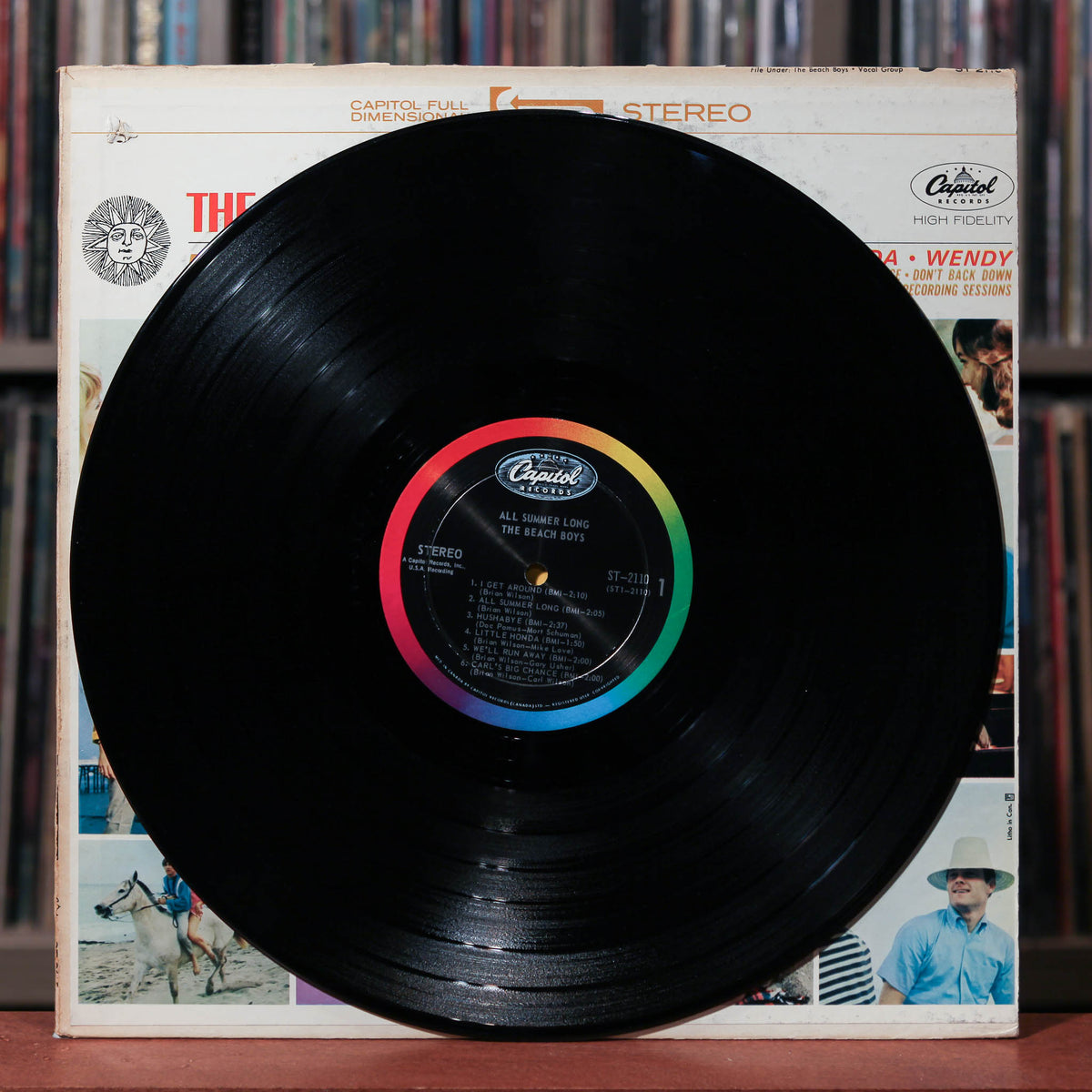 The Beach Boys - All Summer Long - 1964 Capitol Records, VG/VG