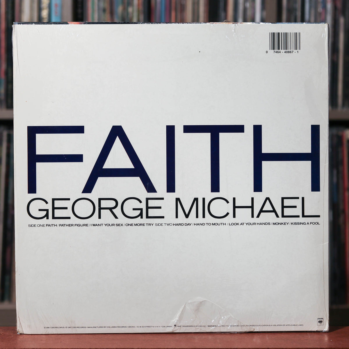 George Michael - Faith - 1987 Columbia, VG+/VG+