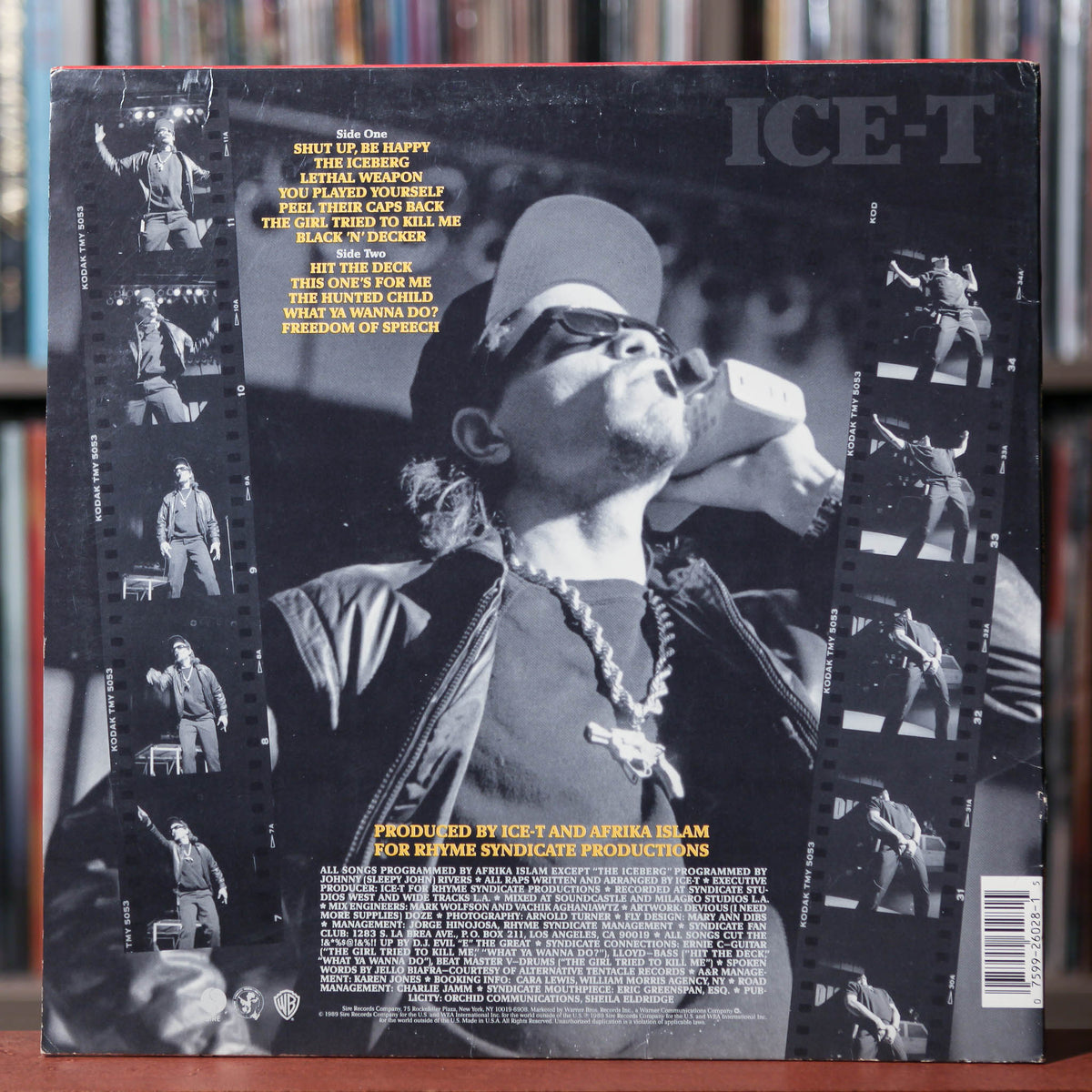 ICE-T / THE ICEBERG レーザーディスク LD レア盤 Ice-T - The Iceberg (Freedom Of Speech Just Watch What You Say) - R