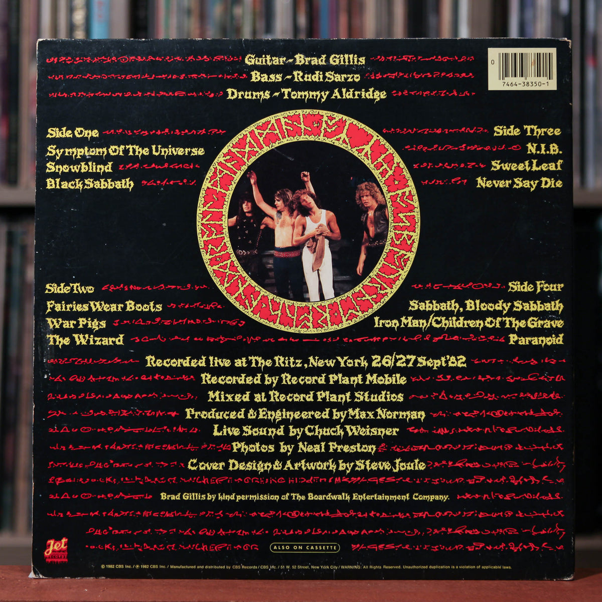 Ozzy Osbourne - Speak Of The Devil - 1982 Jet, VG/VG