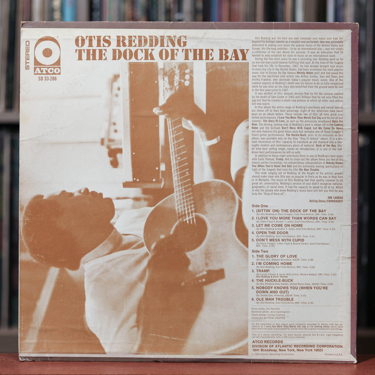 Otis Redding - The Dock Of The Bay - 1969 ATCO, VG/VG