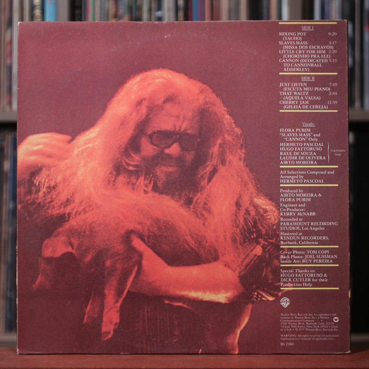 Hermeto Pascoal - Slaves Mass - 1977 WB, VG+/VG+