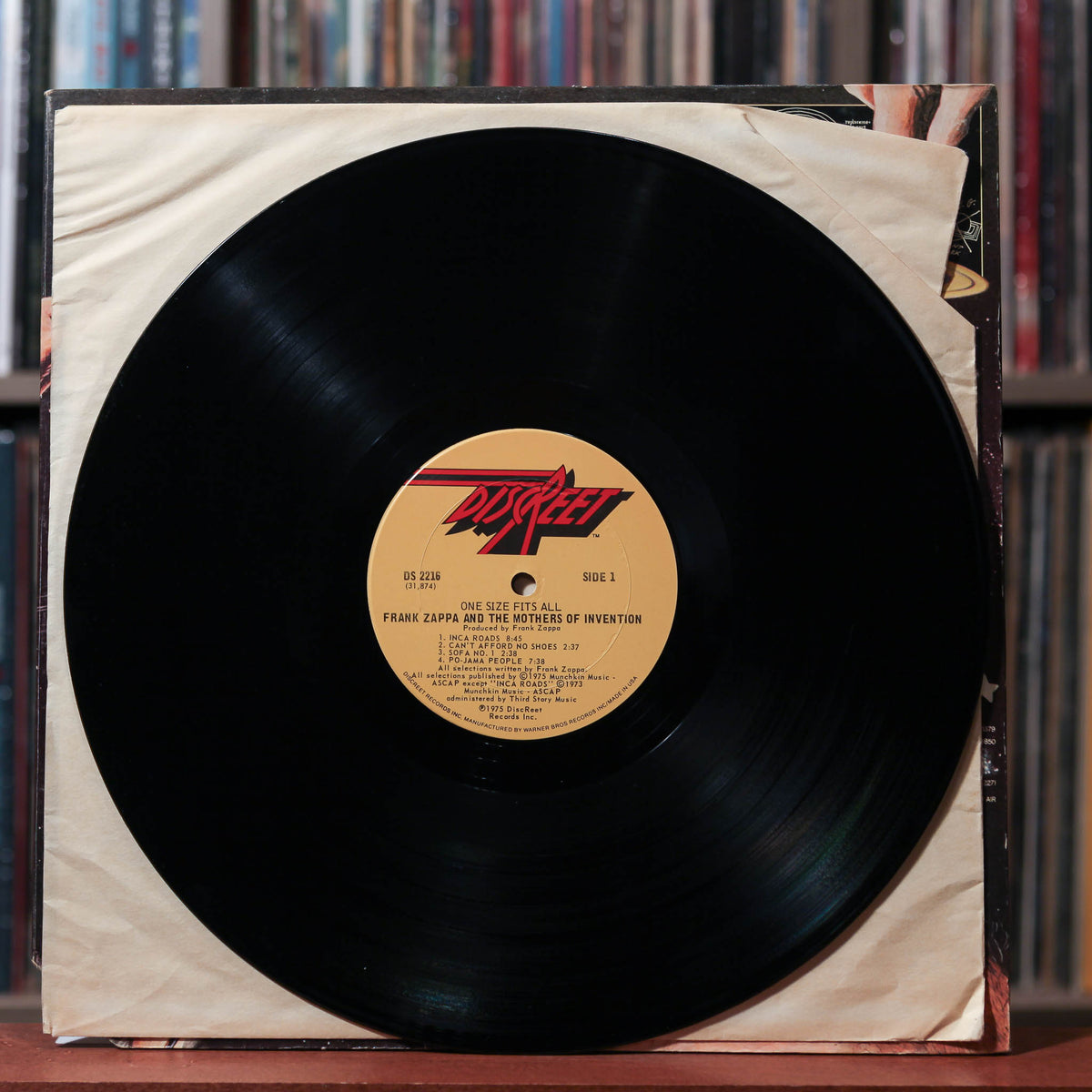 Frank Zappa - One Size Fits All - 1975 Discreet, VG+/VG+