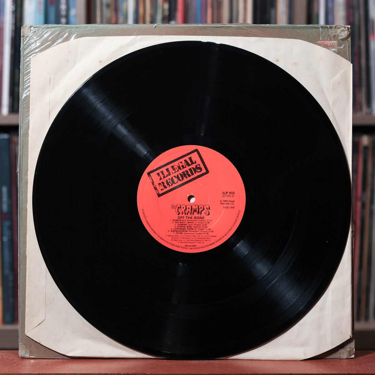 The Cramps - Off The Bone - 1985 Illegal Records, VG/VG+