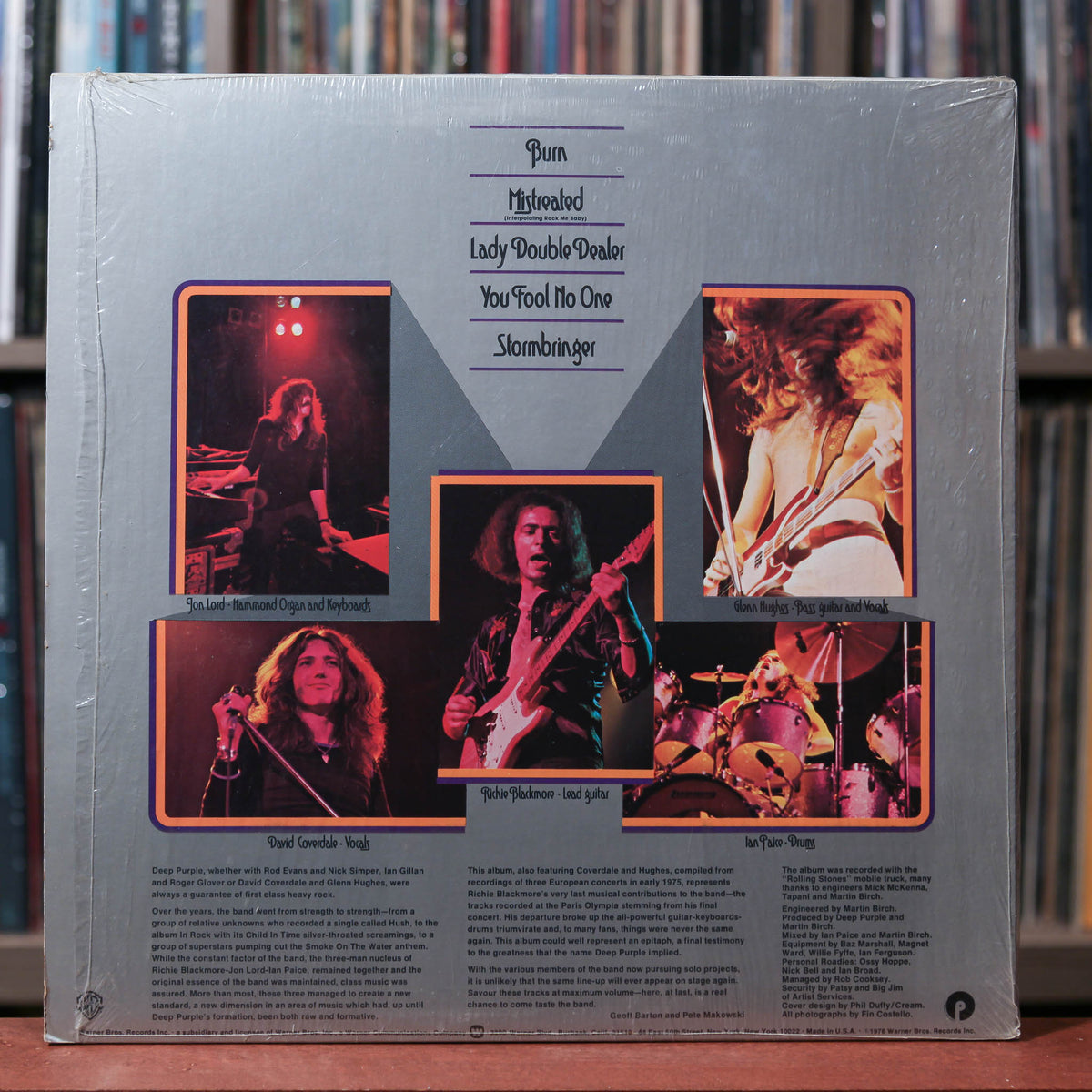 Deep Purple - Made In Europe - 1976 Warner Bros. Records, EX/VG+ w/SHR