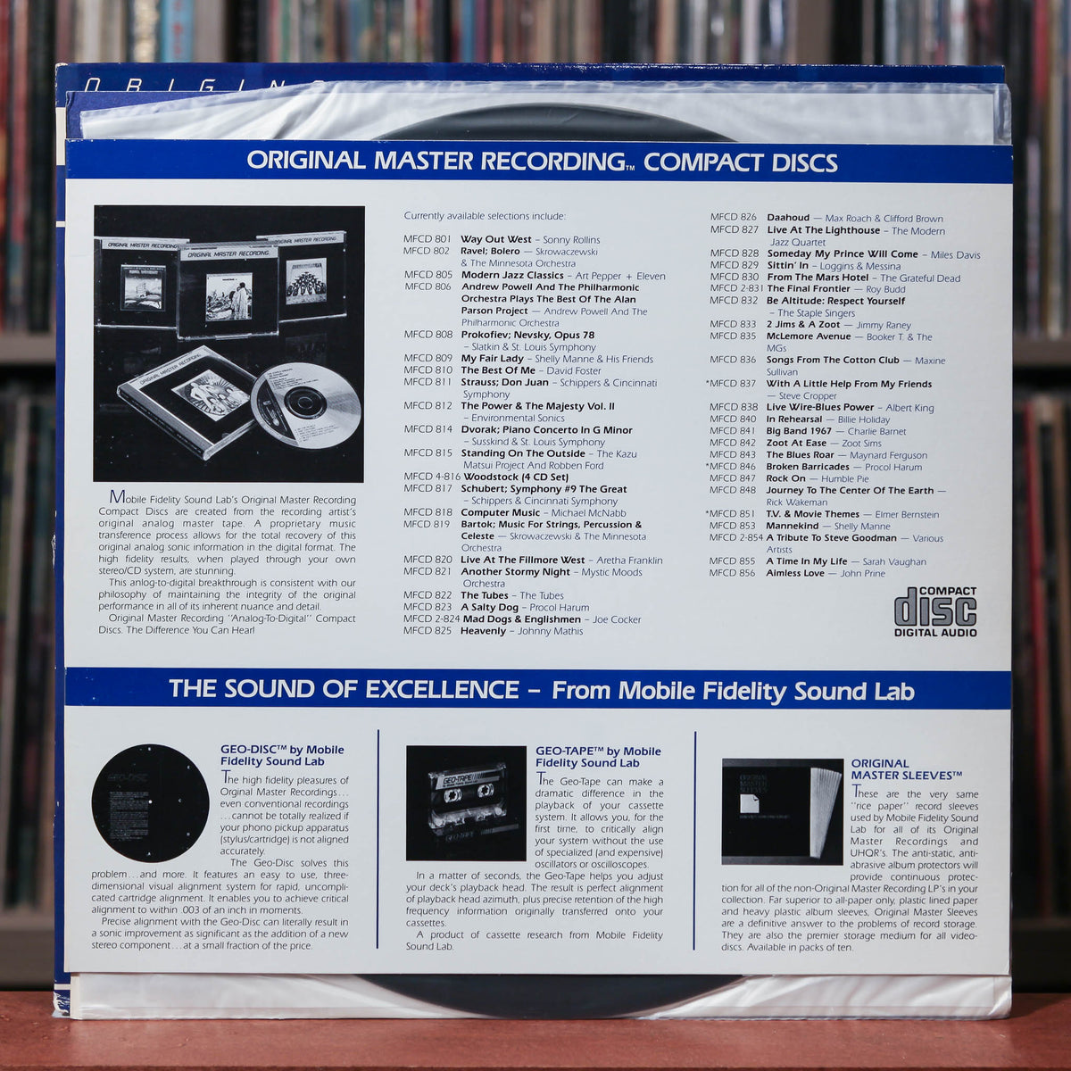 The Beatles - A Hard Day's Night - 1987 Mobile Fidelity Sound Lab, EX/