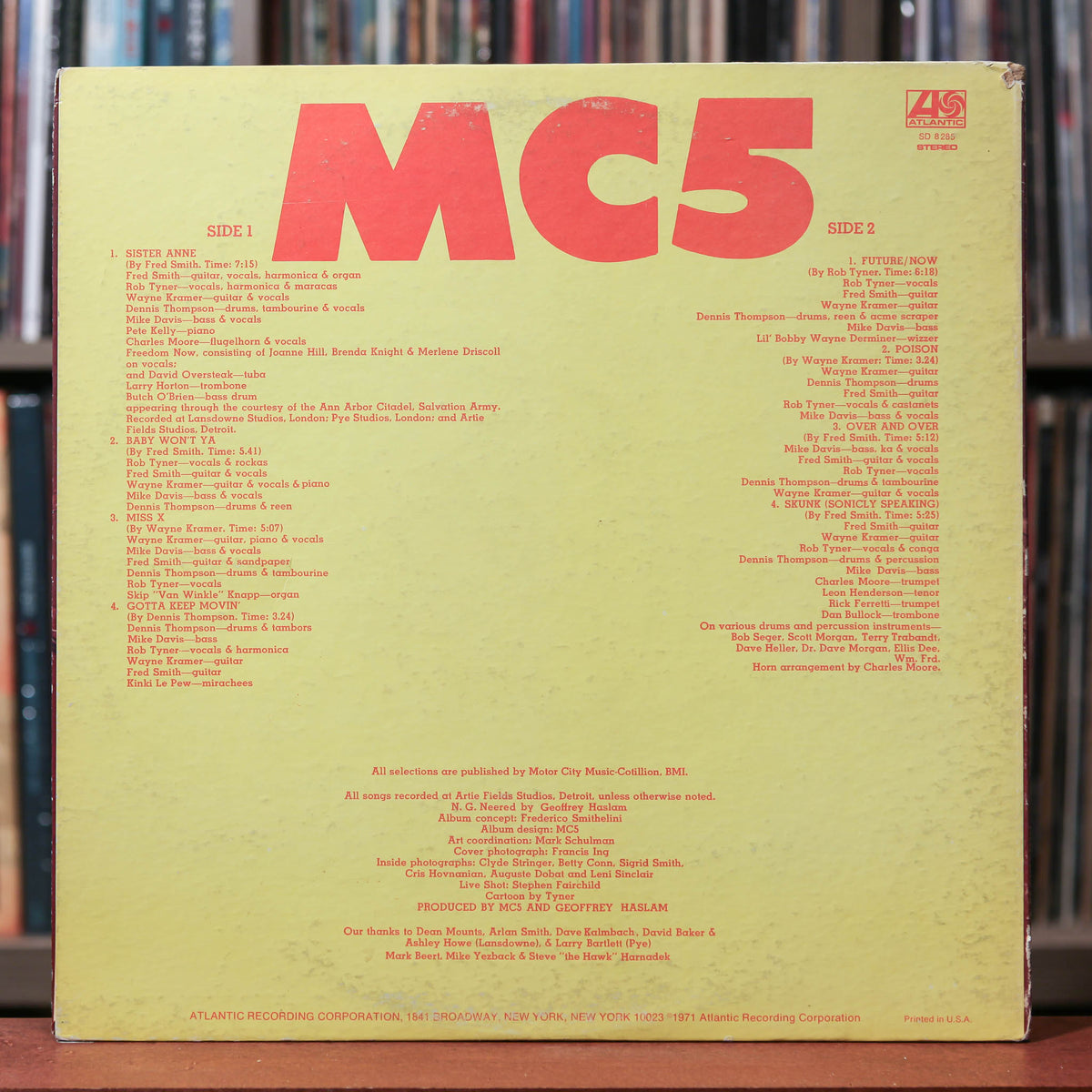 MC5 - High Time - 1971 Atlantic, VG/VG MC5 - High Time - 1971 Atlantic, VG/VG