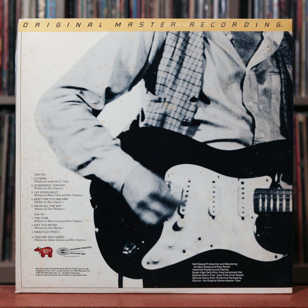 Eric Clapton - Slowhand - 1980 Mobile Fidelity Sound Lab, VG/VG+