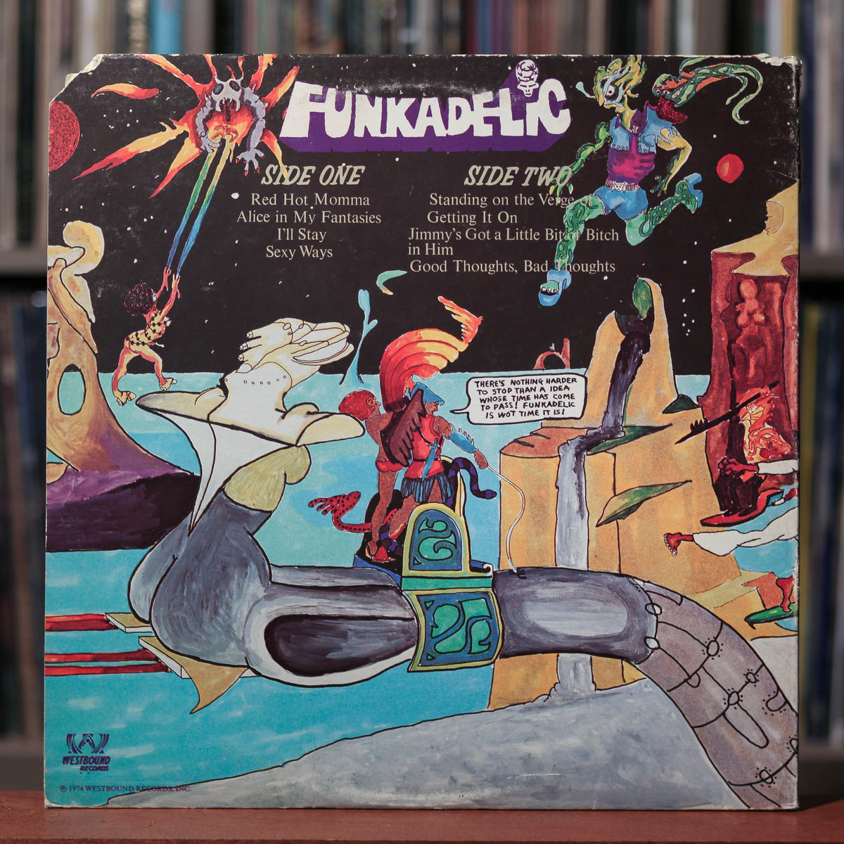 Funkadelic - Standing On The Verge Of Getting It On - 1974 Westbound, VG+/VG