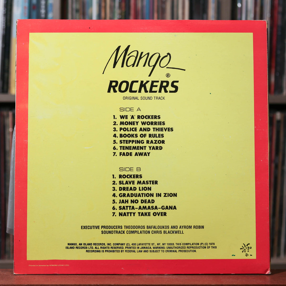 【ラッピング無料】 Rockers - Various - JAMAICAN - Recording Soundtrack Original レゲエ