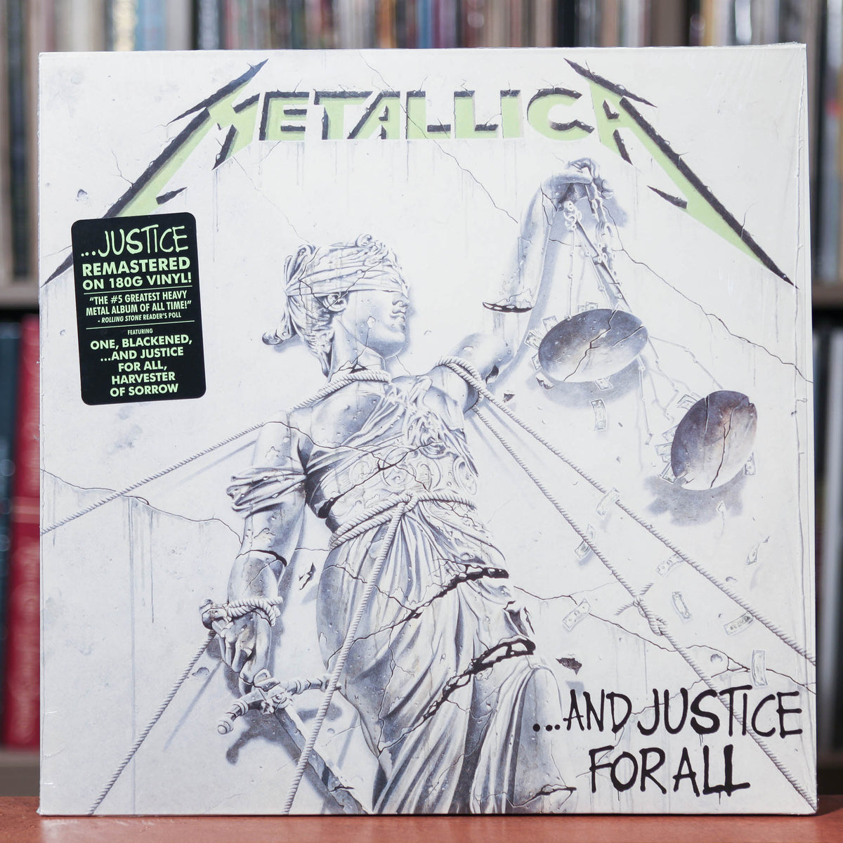 2discs LP llica And Justice For All (-180g) BLCKND007R1 Blackened 未開封 /00520 Amazon.com: And Justice For All (Remastered 180gm Vinyl): CDs & Vinyl